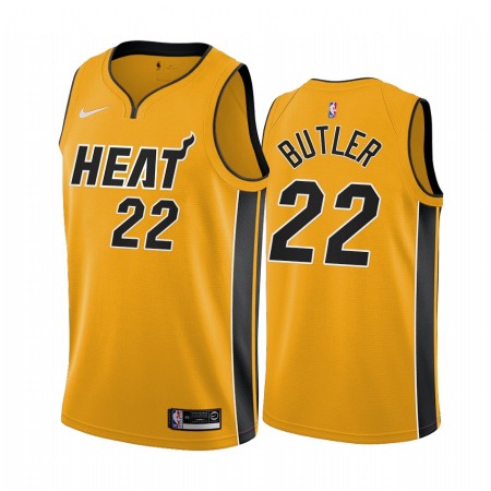 Maglia NBA Miami Heat Jimmy Butler 22 2020-21 Earned Edition Swingman - Uomo